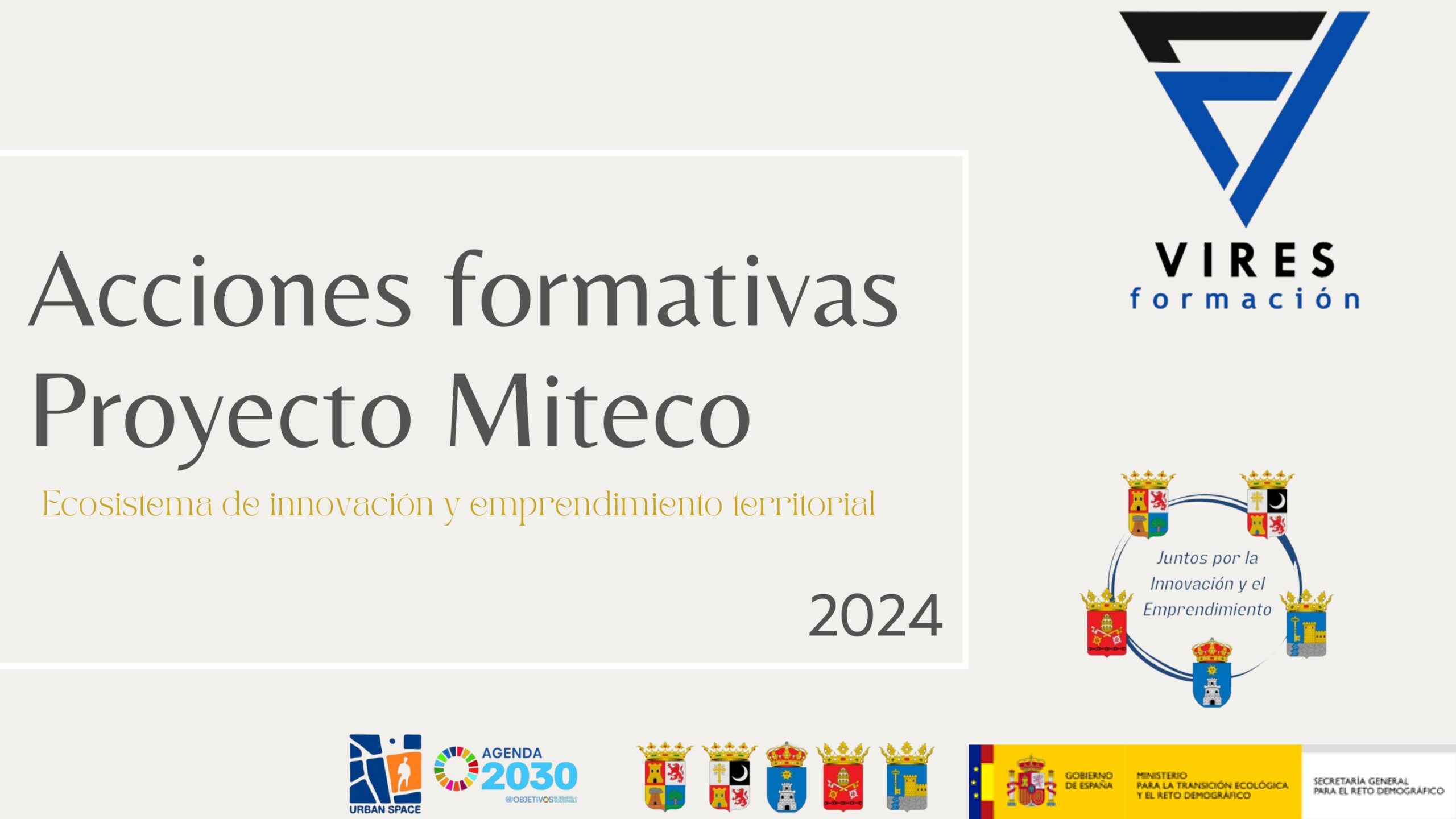 ACCIONES FORMATIVAS PROYECTO MITECO